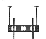 JDXQBLD Tv Ceiling Mount Adjustable Bracket, Fits 55-86 Inch Led Flat Panel Display, Double Pole Hanging Tv Bracket Tv Wall Bracket Mount