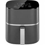 TurboX 5-Quart Air Fryer, 4 Cooking Functions + Digital Touch Controls - Gray - Program Time And Temperature Up To 400°F With The Sleek Top-facing Control Panel