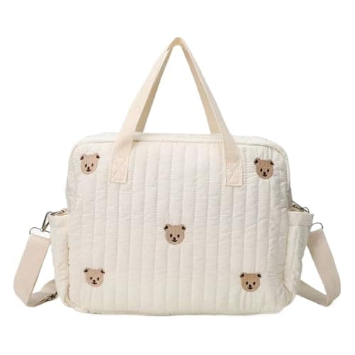 Diaper Tote - Portable Large Storage Organizer | Hospital Diaper Bag Mom Tote, Wet Wipes Clothes Bags, Parenting Travel Bag, Mom Dad Women Parents Organizer