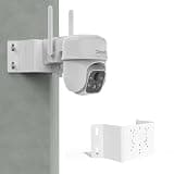 HOLACA Outside Wall Corner Mount for Cinnado B6 2K/3MP Solar Security Cameras Wireless Outdoor