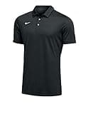 Nike Mens Dri-FIT Short Sleeve Polo Shirt (Medium, Black)