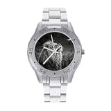 FekiLoot Watches for Men Big Face Stainless Steel Wristwatch Casual Watch