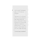 Mini E-Book Reader 2.66 Inch Display Ink Screen E Reader Devices for Viewing TXT & EPUB Files 32GB with Backlit, Dark Mode, Modify Font Size, Automatic Page Flipping Function (White Panel)