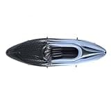 Alomejor Inflatable Kayak, Thickened PVC Proof Blow Up Canoe Boat with Hand Pump Paddle Storage Bag, for Fishing and Water Adventure (Blue)