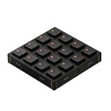 Intech Studio Grid BU16 Modular MIDI Controller – 16 Gateron Hall Effect Switch Buttons, Velocity Sensitive USB-C Macro Pad for Streaming, Finger Drumming & Productivity – Magnetic Design for Mac & PC