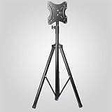SDdPulse TV Mount,Sturdy Wall-Mounted Monitor Stand 12-32 inch TV Floor Black Rack, Wrought Iron Adjustable Vertical Tripod Display Bracket Good