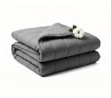 Weighted Blanket 15lbs 60"x80", Weighted Blankets for Adults, Cooling Weighted Blanket for Sleeping, Machine Washable Soft & Breathable All-Season Comfort & Premium Glass Beads(60" x 80" 15 lbs)