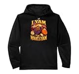 I Yam What I Yam Bootleg Meme Ube Pun Purple Yam Dad Joke Performance Hoodie