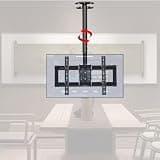 Adjustable Height Telescoping Ceiling TV Bracket, Telescopic TV Lift, Ceiling TV Mount, Wall TV Mount Bracket, Fits 37-85inch LCD Flat Screen TVs