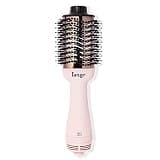 L'ANGE HAIR Le Volume 2-in-1 Titanium Blow Dryer Brush | Frizz Control Blowout Hair Dryer Brush For Drying And Straightening | Volumizing Hot Air Styler For All Hairstyles | Oval Barrel | Blush - 75mm