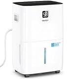 Yaufey 120 Pints Energy Star Dehumidifier for Home, Basement and Large Room up to 7000 Sq. Ft., with Drain Hose, Timer, Intelligent Humidity Control and Large Water Tank