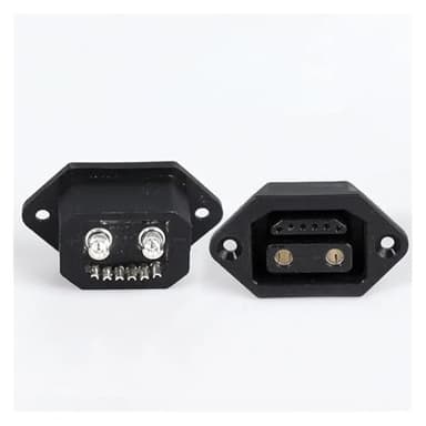 AICNRUT 1 2+6 Electric Vehicle with Wire 8Pin E-Bike Lithium Connector Interface Replacement Adapter(C) (with Signal Pin)