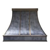 DOMINEVA Zinc Range Hood,48''W,48''H,21''D,1150CFM,ZH7-C3B4T
