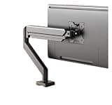 Monitor Robotic arm Stand for Drill-Free Dual Screens(Singlescreencoolblack)