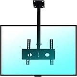 TV Bracket, TV Wall Mount Full Motion Hanging Ceiling TV Mount for 14-42 Inch Flat and Curved TVs Up to 60kg, Up to VESA 300x300mm TV Mount TV Stand