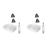 A87Z 2X Air Fryer Rack,Compatible For Ninja, Grill XL Air Fryer, Multi-Layer Dehydrator Rack Toast Rack Air Fryer Accessories