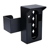 Generic Anti Theft Doorbell Mount, No Drill Doorbell Bracket, Stainless Steel Punchless Video Bracket for Inward Opening Door, Ideal for Apartment, Dorm & Rental, 0.87x1.93inch
