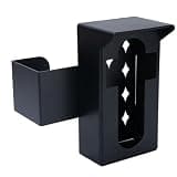 Phefop Video Doorbell Mount No Video Doorbell Mount, ABS and Stainless Steel No Drill Bracket for 0.87 to 1.93 Inch Doors, Anti Theft Holder for Apartments Rentals Dorms Inward