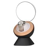 Ultra Quiet Single Watch Winder for Rolex with Ambient LED Lighting - Gift for Men, Automatic Watch Storage Box with One Watch Pillow, Whisper Quiet Motor for Mechanical Watches