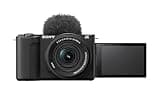 Sony Alpha ZVE10 II - APS-C Interchangeable Lens Mirrorless Content Creators’ Camera - Black - with Lens