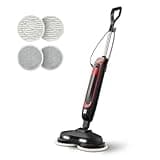Kenmore SM2070 S300 Series Steam Spin Mop for Scrubbing and Sanitizing with 2 Modes, XL Water Tank, Swivel Steering, LED Headlights, Powerful Corded Steam Cleaner for Floor Cleaning, Hardwood and Tile