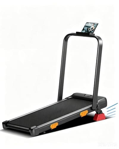 Walking Pad Treadmills for Home Small, Under Desk Treadmill with Handles, Foldable Treadmill with 2.5 HP Quiet Brushless