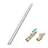 Radiator Cleaning Wand, 4500 PSI High Pressure Washer Wand, 180 Swivel Flexible Stainless Steel Undercarriage Cleaner Tool for Car Truck RV Gutter(23.6in)