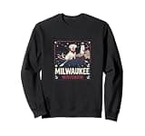 Milwaukee Wisconsin Dog Lover Vintage Retro Design RA0D Sweatshirt