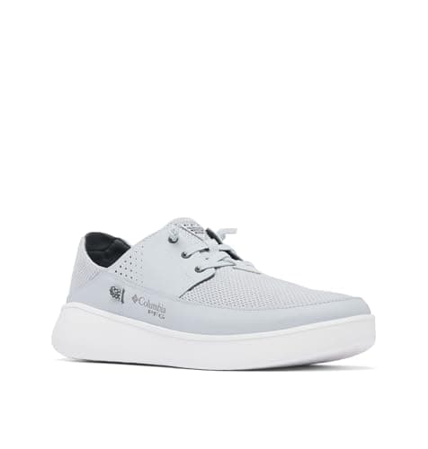 Columbia Mens PFG Boatside Breathe Relaxed Non Slip Boat Shoe, Cirrus Grey/Grill, 9