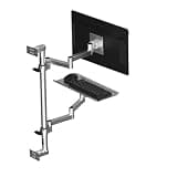 Industrial monitor stand robotic arm with keyboard tray(Z03-700d-450)