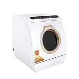 5 Programs Countertop Dishwasher, Portable Mini Dishwasher with 6.35Qt Built-in Water Tank & Drain Hose, 161℉ High-Temp, Low Noise 50-55dB, Suitable for 2-8 Sets Tableware, No Hookup Needed