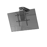 UIYTJRT Motorized TV Ceiling Mount, Hidden Folding TV Lift, Ceiling TV Mount 0 to 85° Angle Adjustment, Motorized TV Lift for 50-90 Inch TVs, Built in Collision Detection System,