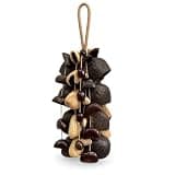 Seed Shell Hand Rattle 5 Kinds of 53 Pure Natural Nut Shells Sound Healing Instruments for Sound Healing and Mindfulness Meditation