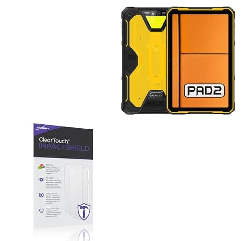 BoxWave Screen Protector Compatible with Ulefone Armor Pad 2 - ClearTouch ImpactShield (2-Pack), Impenetrable Screen Protector Flexible Film