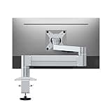 Universal TV Stand, Monitor Mount Bracket Single Monitor Desk Mount Heavy Monitor Stand Arm Adjustable Robotic Arm Monitor Arm Mount for 22-43 Inch Flat/Curved Screen(Silver)