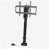 JDXQBLD Adjustable Ceiling Tv Mount Bracket - Electric Tv Lift Mount with 360° Rotation to Left and Right, Hidden in Cabinet, Suitable for 26-70 Inch Led Screens, with Load 60 Kg/132 Lbs