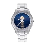 FekiLoot Watches for Men Big Face Stainless Steel Wristwatch Casual Watch