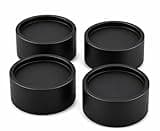 Keymarx 4 Pack Stove Leveling Foot Risers, 3/4 Inch Height Boost for Stove & Oven Legs, Fits Feet up to 1-5/8 Inch Diameter, Solid PP Heavy Duty Range Leg Extenders, Non-Slip Appliance Leveling Pads