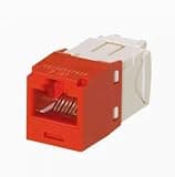 SHZDHTCP CJ688TGRD Cat6 Ethernet Keystone Jack Module, Red, Pack of 50