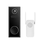 Luna Pro Security Video Doorbell, 4MP Doorbell Cameras Wireless & Wired, Head-to-Toe View, 5G&2.4G WiFi, Two-Way Talk, Motion Detection& Alerts, Smart Video Doorbell with Chime