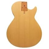 CAQYPVH Guitar Body Blank Pre-Drilled Guitar Body with Upper Fret Clearance Design Tonal Resonance for Luthiers, Hobbyists, Luthiery