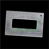 Electric Guitar Component Routing Template (4mm Acrylic) Pickup & Bridge Cavities Guitar Tool Kit(G2735-5)