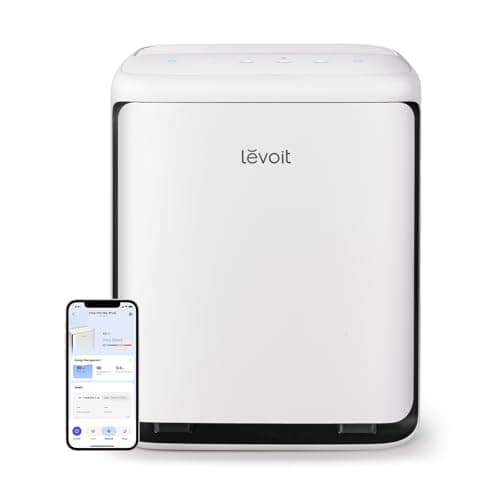 LEVOIT Air Purifier for Home Pets Large Room with Washable Pre-filter, Dual Sensors for Heavy Pet Hair & Allergies, High-Carbon Filter for Dander & Odor, Smart APP Control, Vital Pet White
