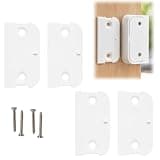 Zofianna 4 pcs Sensor Back Cover Compatible with Ring Gen 2 Contact Sensor Replacement Rear Plate Adhesive Mount for Door Window Sensor Repair