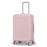 American Tourister Stratum 3.0 Carry-On Spinner, Airline Approved, Durable Hardside Luggage, Expands 1.5", RightHeight™ Adjustable Handle, Pink Blush