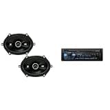 Alpine UTE-63BT Bluetooth Receiver & Kicker DSC 5x7 / 6x8 Speakers