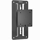 VIVO Single Ultrawide Monitor Wall Mount for Standing Workstations, Height Adjustable up to 6.3 inch, Screens up to 49 inch with Max VESA 75x75mm and 100x100mm, Black, MOUNT-VW49A