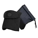 Trtl Pillow Air – Scientifically Proven Travel Pillow with Premium Head & Neck Support – Breathable 100% Cotton Fabric for a Cooler Feel – for Airplane Travel – Machine Washable – Jet Black – Small