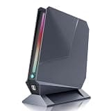 Mini Gaming PC, Intel Core i9-13900HX with RTX 4070 8G GDDR6 Gaming Computer, 32GB DDR4 RAM, 1TB PCIe4.0 SSD, RGB Lights/Triple 4K Display/WiFi6E BT5.3/2.5G RJ-45, Win 11 Pro Desktop Computer