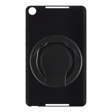 Shantime Tablet Case and Stand Holder Compatible with Huawei MediaPad M5 Lite 8 Wi-Fi LTE 8.0 2019 Case, Shockproof Cover and 360 Rotating Ring Handle Grip Bracket(Black)